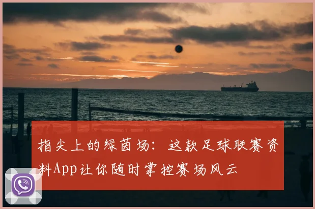 指尖上的绿茵场:这款足球联赛资料App让你随时掌控赛场风云
